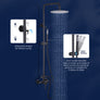 Modern Outdoor Shower Fixture with SUS 304 Stainless Steel