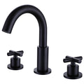 Stylish Two Handle Bathroom Sink Faucet with 3-Hole Installation