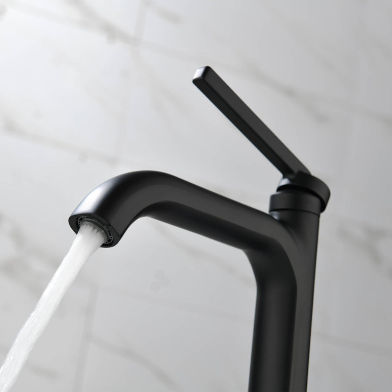 Single Handle Bathroom Faucet Modern Design Smooth Water Flow Easy Control