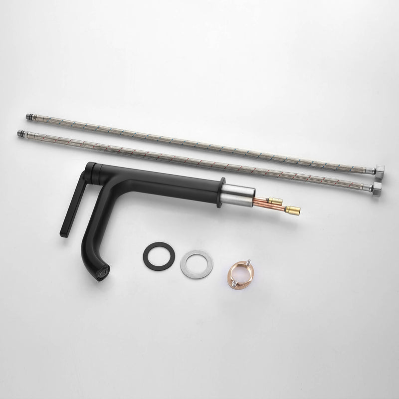 Single Handle Bathroom Faucet Modern Design Smooth Water Flow Easy Control