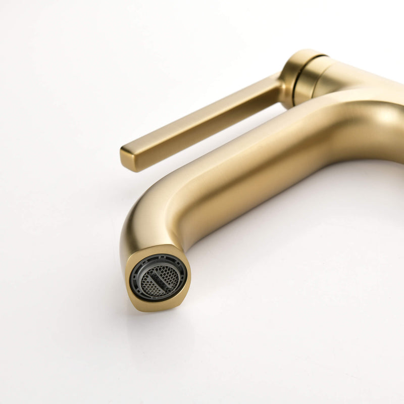 Single Handle Bathroom Faucet Modern Design Smooth Water Flow Easy Control