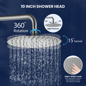 Modern Outdoor Shower Fixture with SUS 304 Stainless Steel