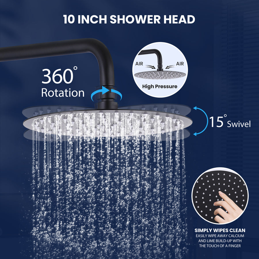 Modern Outdoor Shower Fixture with SUS 304 Stainless Steel