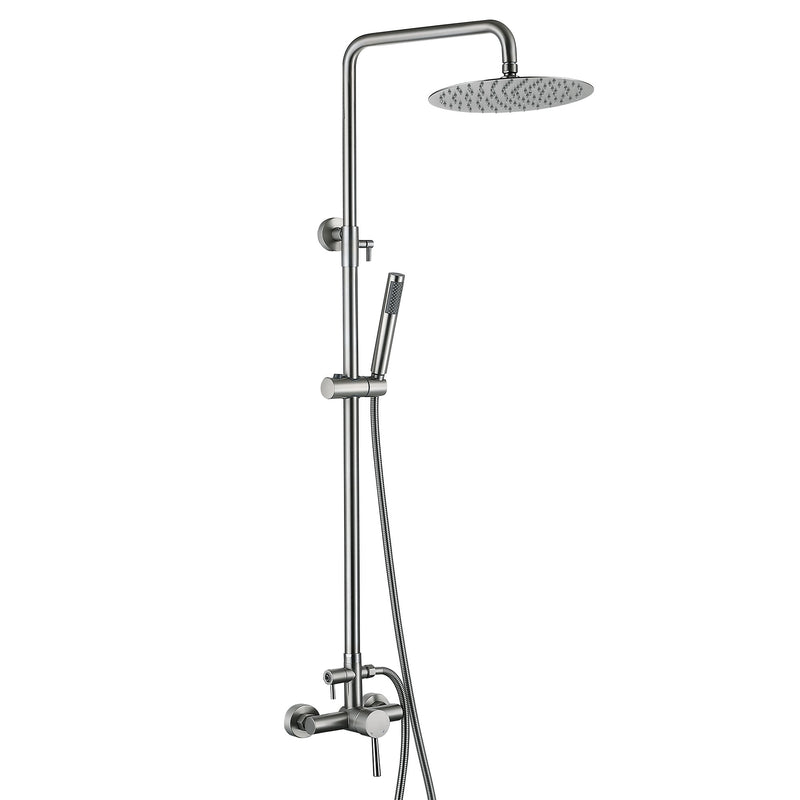 Modern Outdoor Shower Fixture with SUS 304 Stainless Steel