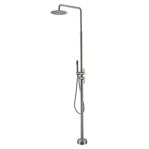 Stainless Steel Freestanding Outdoor Shower