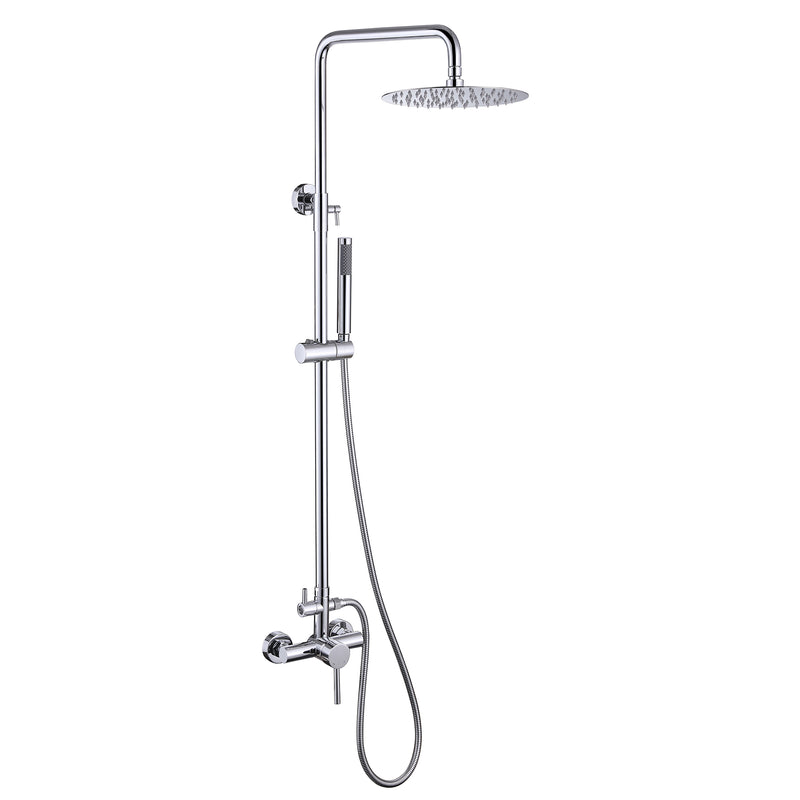 Modern Outdoor Shower Fixture with SUS 304 Stainless Steel