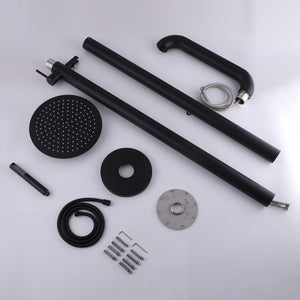 Freestanding Outdoor Shower with Detachable Shower Head