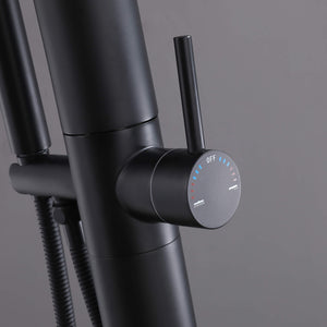 Freestanding Outdoor Shower with Detachable Shower Head