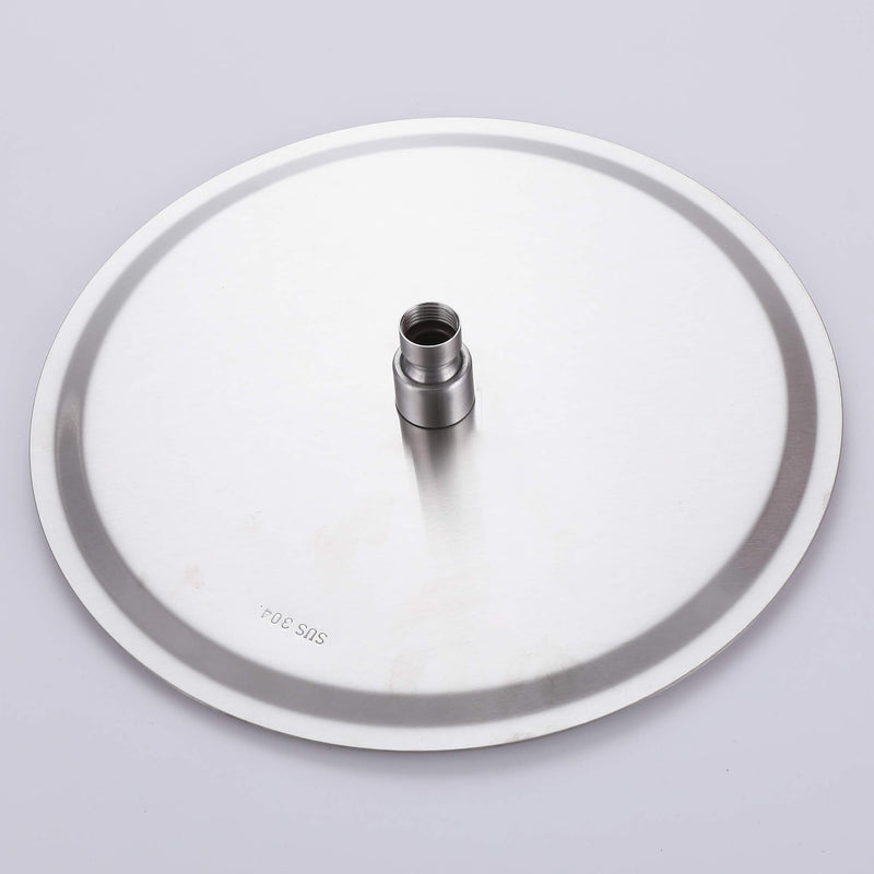 【Wholease】Stainless Steel Outdoor Freestanding Exposed Shower System with Handheld Shower